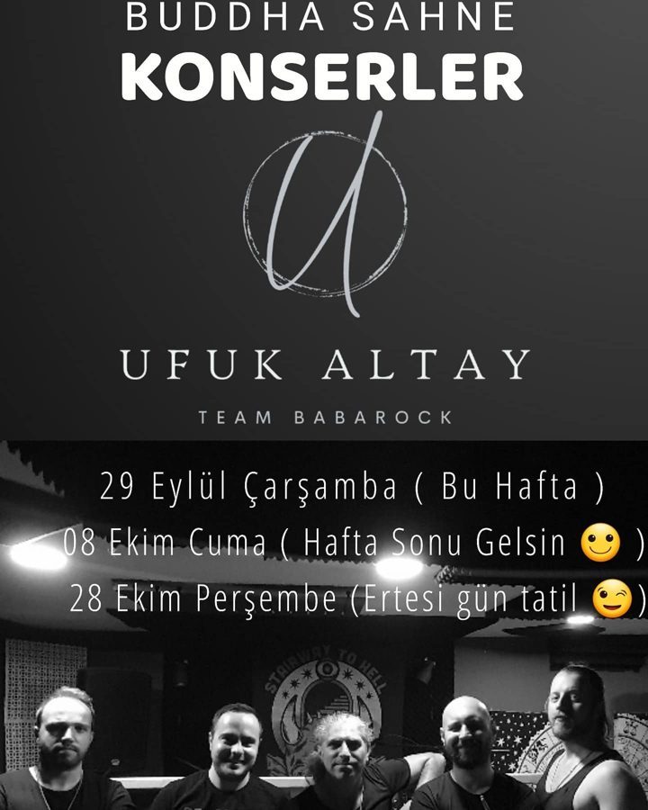 Buddha Sahne Konserleri Tam Gaz Devam... 29 Eylül Çarşa…