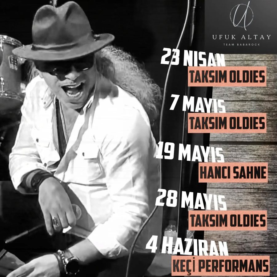 Ufuk ALTAY & Team BaBaRocK Konser Takvimi