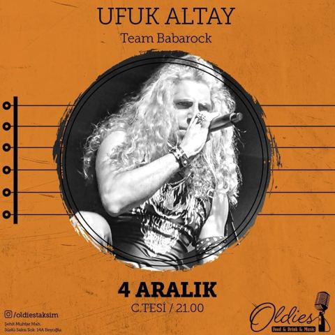 Oldies Sahne 4 Aralık 2021 konser